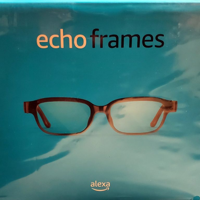 Echo Frames still in their box